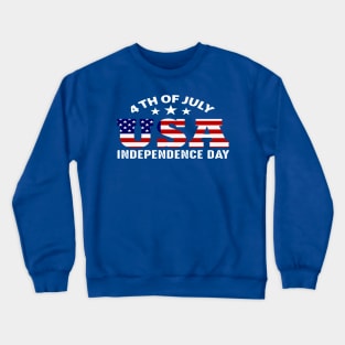 4th of July 1776  American independence day design Crewneck Sweatshirt